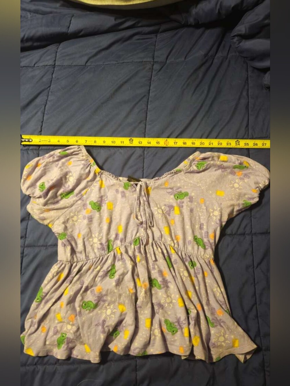 Torrid Disney Princess Tangled Babydoll Shirt - Picture 6 of 7